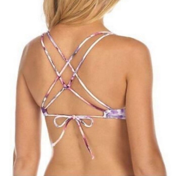 Raisins Pink & Purple Tie Dye Bikini Set New - Picture 3 of 9